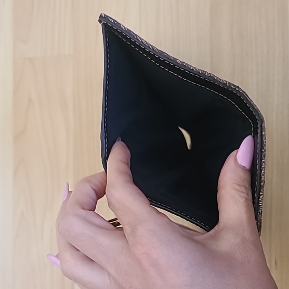 Christian Dior CD Saddle Navy Blue GHW Logo Trifold Flap Long Wallet Authentic - Picture 11 of 11